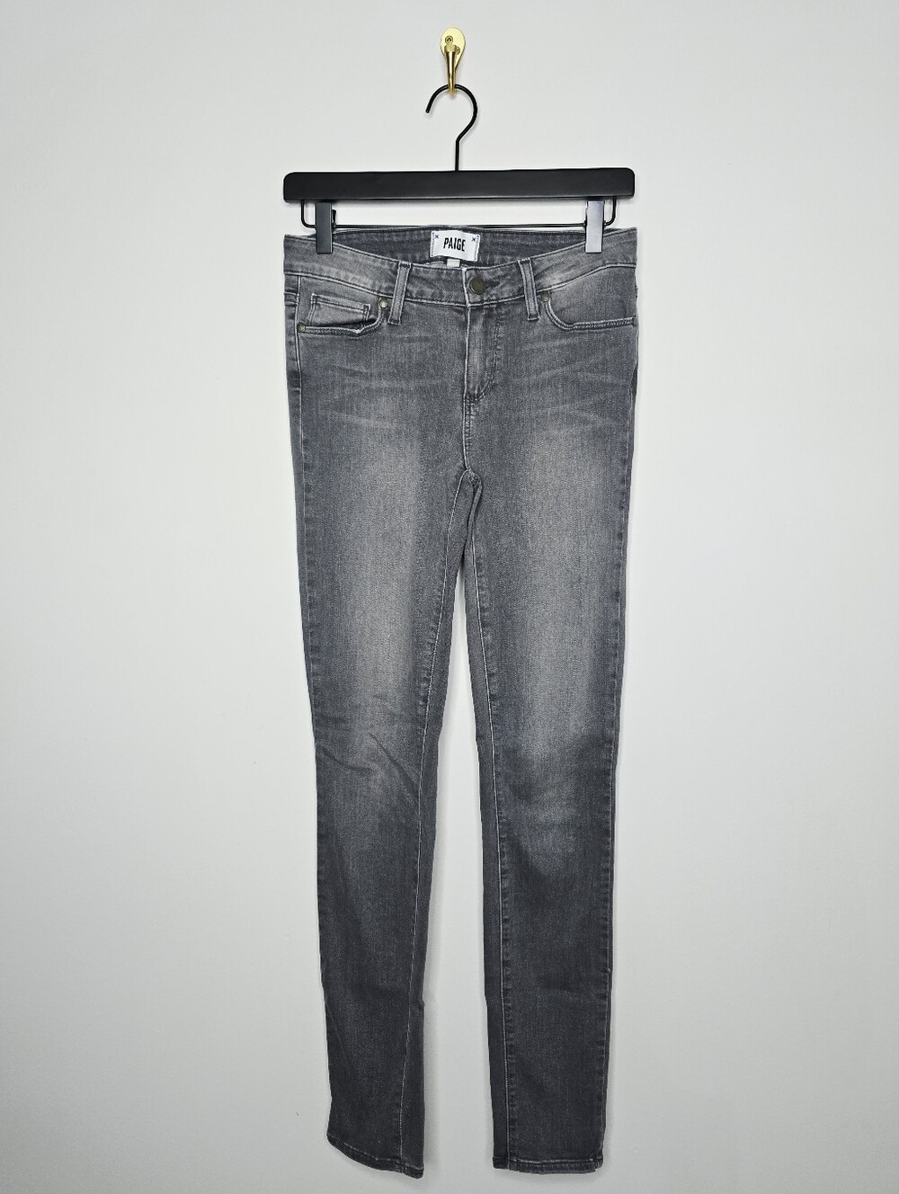 Paige Premium Denim Size 28 "Silvie" Verdugo Ultra Skinny Grey Jeans